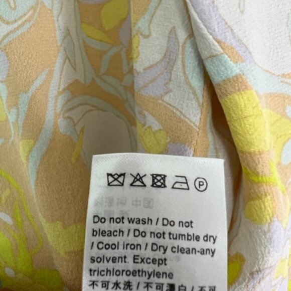 Samsøe & Samsøe “Alessandra” AOP Silk Shirt – Little Italy Print - Picture 10 of 12